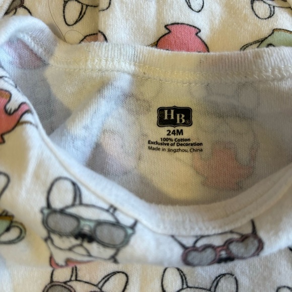 HB Onsie w/Dog in Sunglasses in a Tea Cup - Picture 2 of 3